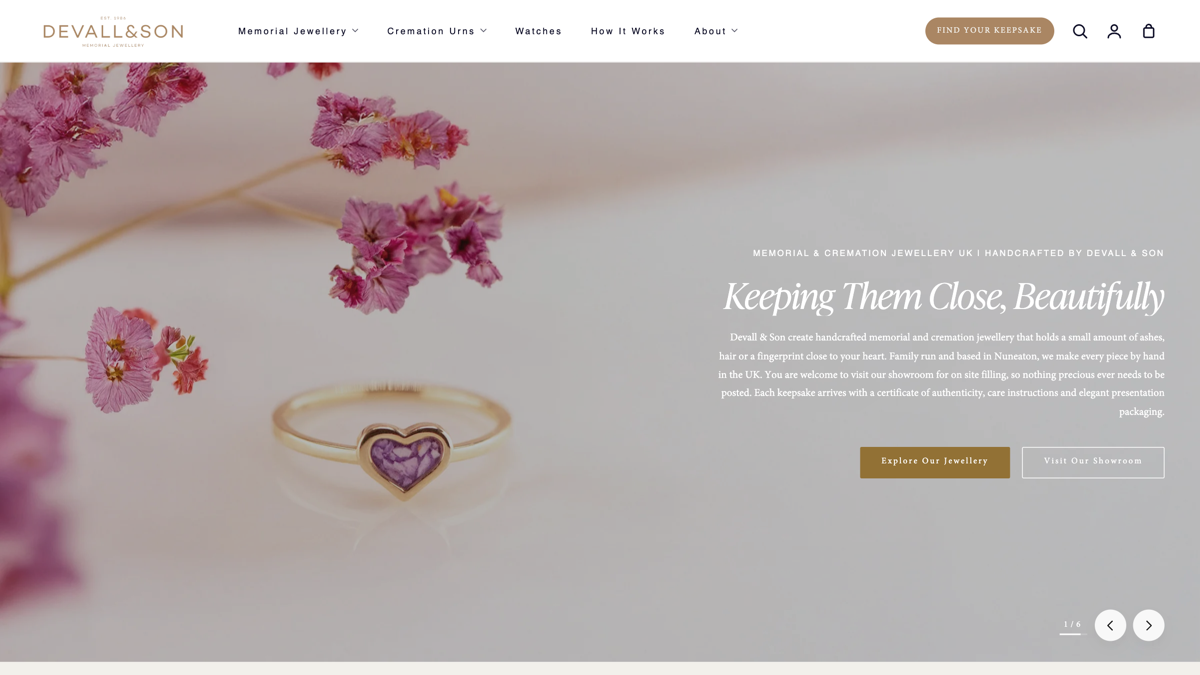 Devall & Son website