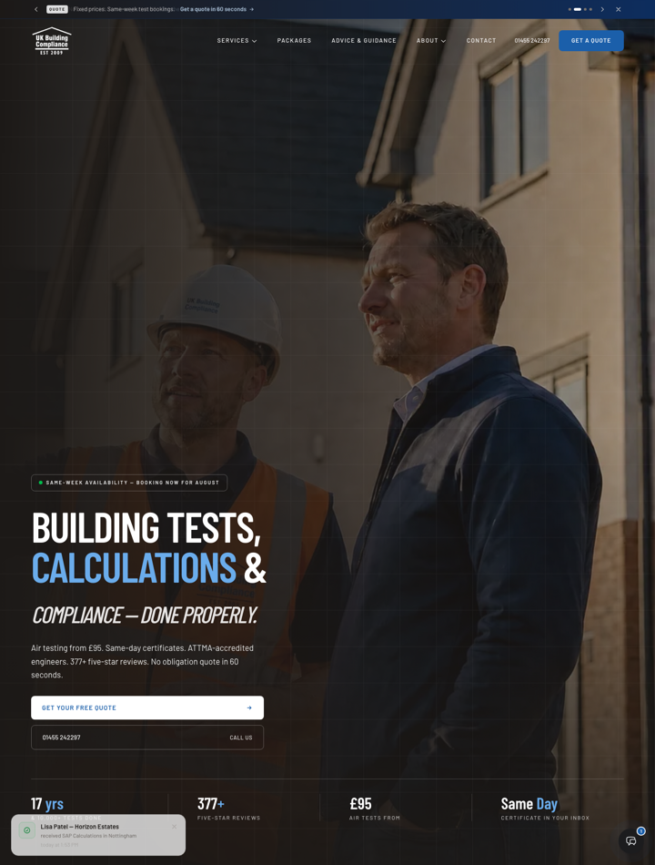 UK Building Compliance website